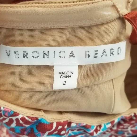 Veronica Beard Fiore Linen Blend floral midi dress - Picture 8 of 13